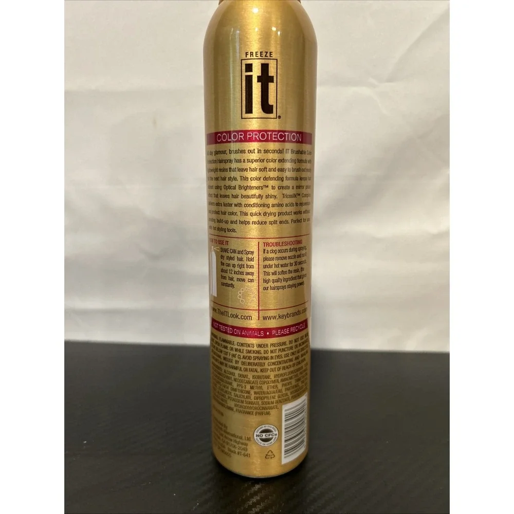 It Haircare Freeze Color Protection Flexible Hold Brushable Hair Spray‎ 7.75 oz